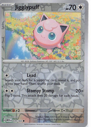Jigglypuff 039/165 (RH)