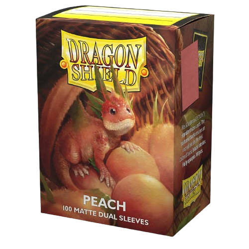 Dragon Shield - Matte Dual Peach Sleeves (100)