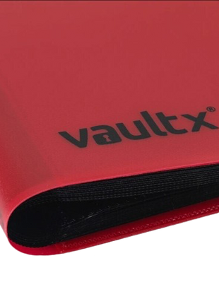 Vault X - Red 9 Pocket Strap Binder