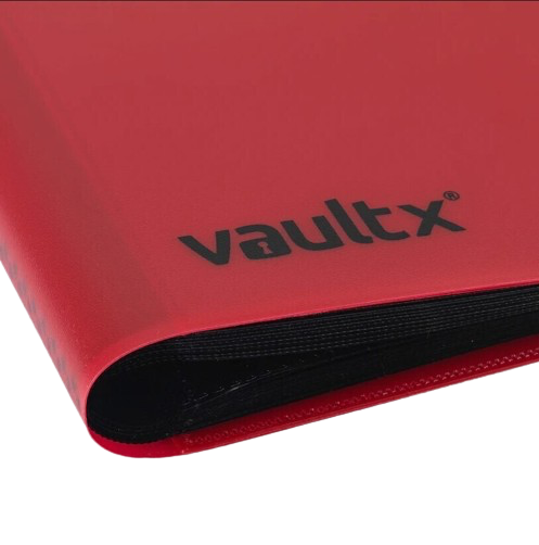 Vault X - Red 9 Pocket Strap Binder