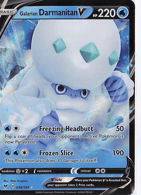 Galarian Darmanitan V 036/185