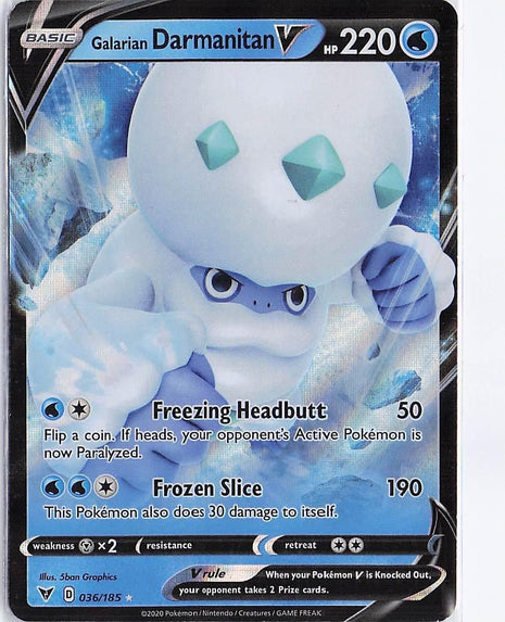 Galarian Darmanitan V 036/185