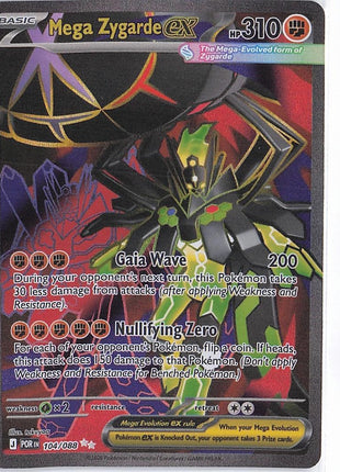 Mega Zygarde ex 104/088