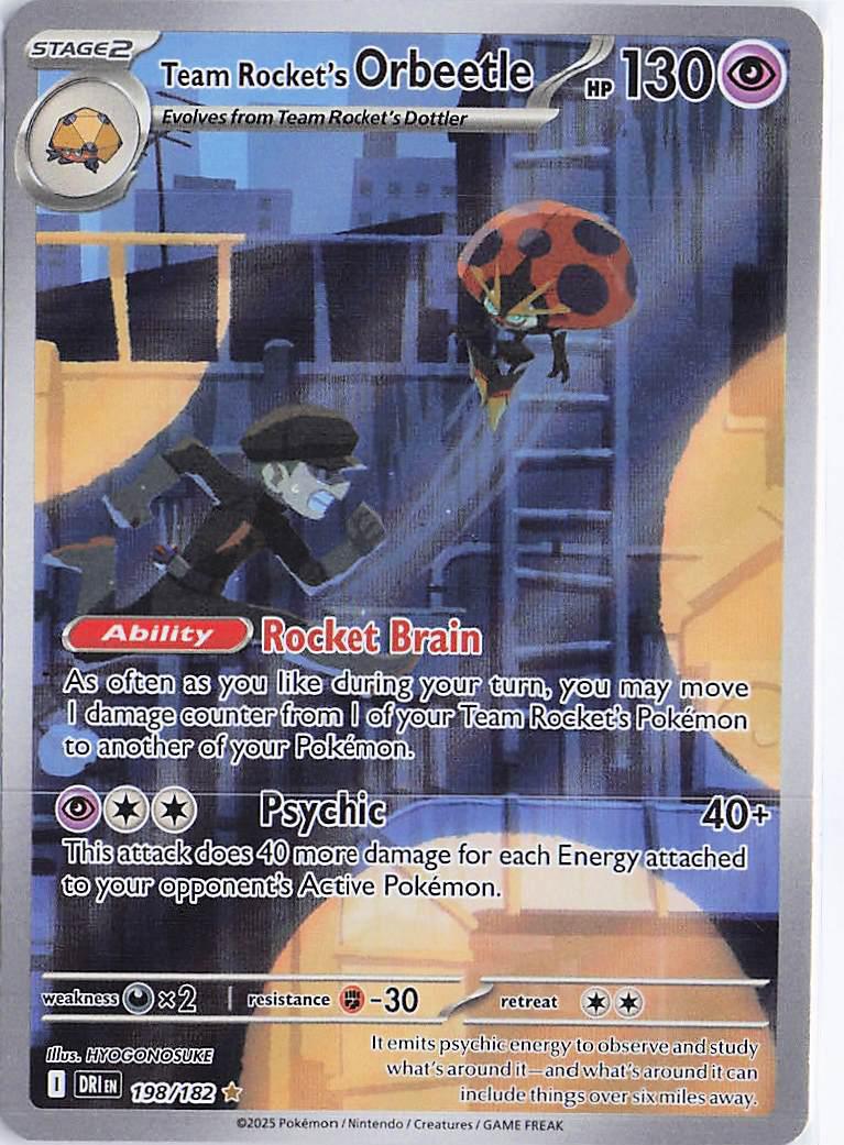 Team Rocket's Orbeetle 198/182