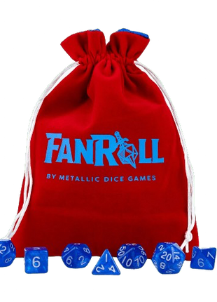 FanRoll - Large Velvet Dice Bag (Assorted)