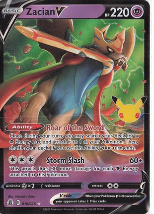 Zacian V 016/025