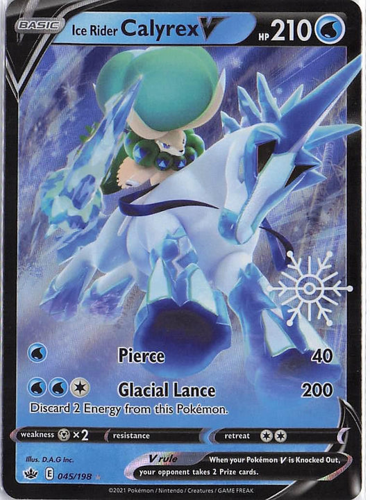 Ice Rider Calyrex V 045/198 (Snowflake)