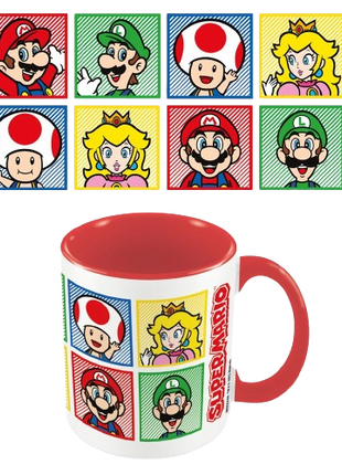 Super Mario - Red Coloured Inner Mug