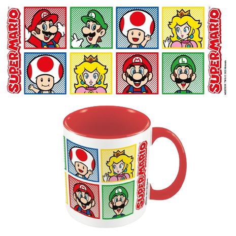Super Mario - Red Coloured Inner Mug