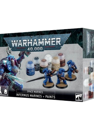 Warhammer 40k - Space Marines: Infernus Marines + Paints