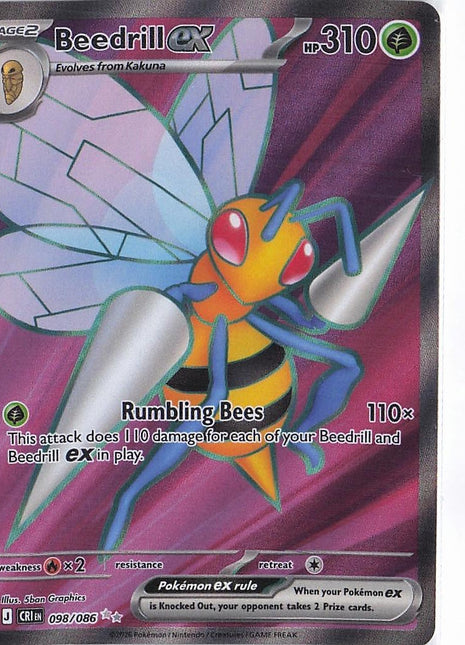 Beedrill ex 098/086