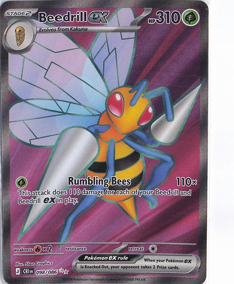 Beedrill ex 098/086