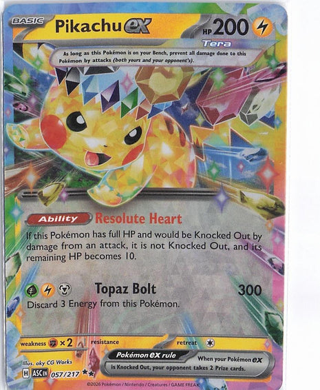 Pikachu ex 057/217