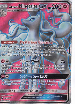 Alolan Ninetales GX 205/214