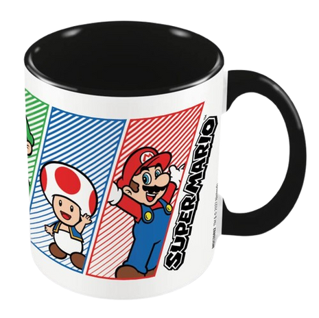 Super Mario - Four Colour Mug