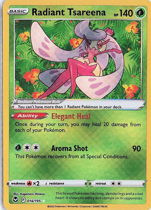 Radiant Tsareena 016/195