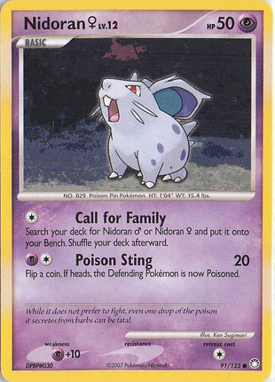 Nidoran LV.12 91/123