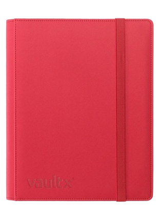 Vault X - Red 9 Pocket Exo Tec Strap Binder