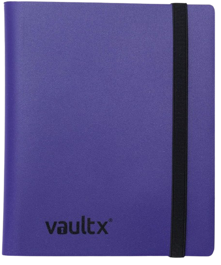 Vault X - Purple 4 Pocket Strap Binder