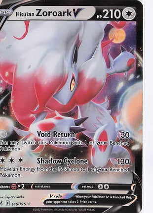 Hisuian Zoroark V 146/196