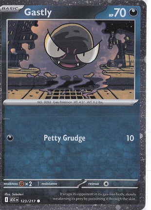 Gastly Cosmic Holo 123/217
