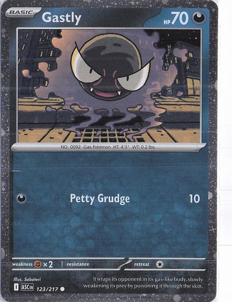 Gastly Cosmic Holo 123/217