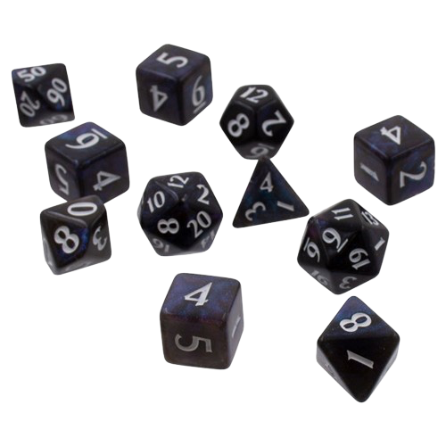 Ultra Pro - Eclipse: Jet Black 11 Dice Set