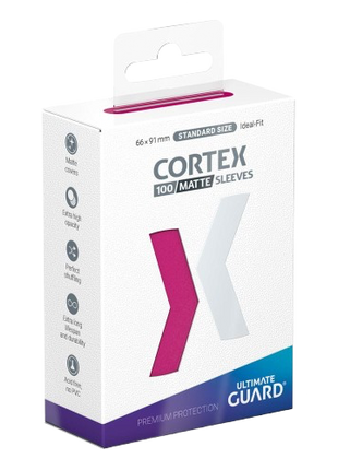 Ultimate Guard - Pink Matte Cortex Sleeves Standard Size (100)