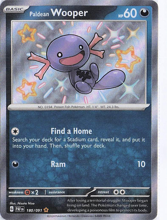Paldean Wooper 180/091