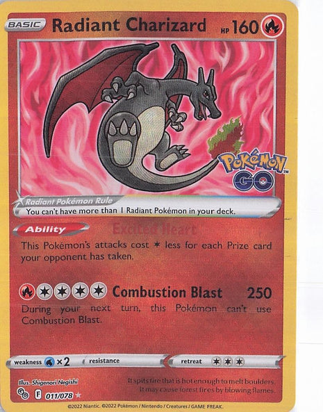 Radiant Charizard 011/078