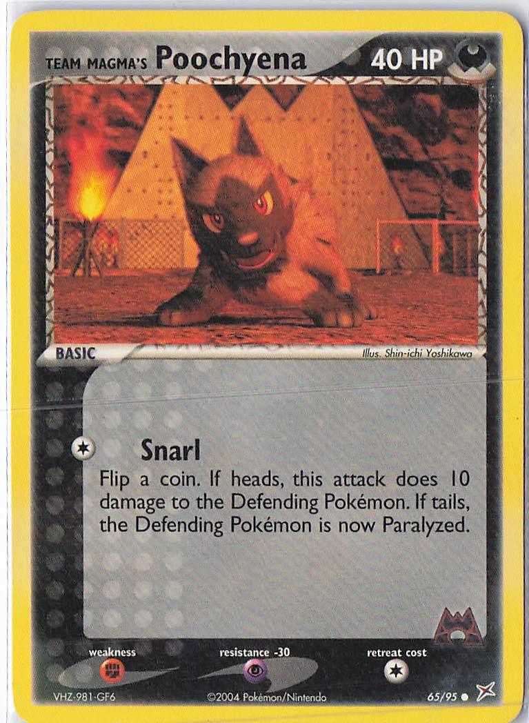 Team Magma's Poochyena 65/95