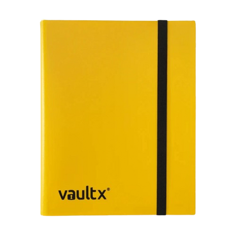 Vault X - Yellow 9 Pocket Strap Binder