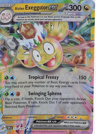 Alolan Exeggutor ex 133/191