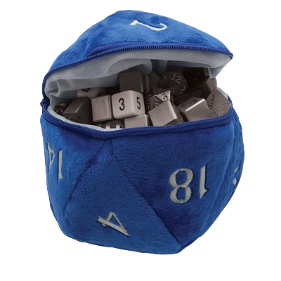 Ultra Pro - Blue D20 Plush Dice Bag