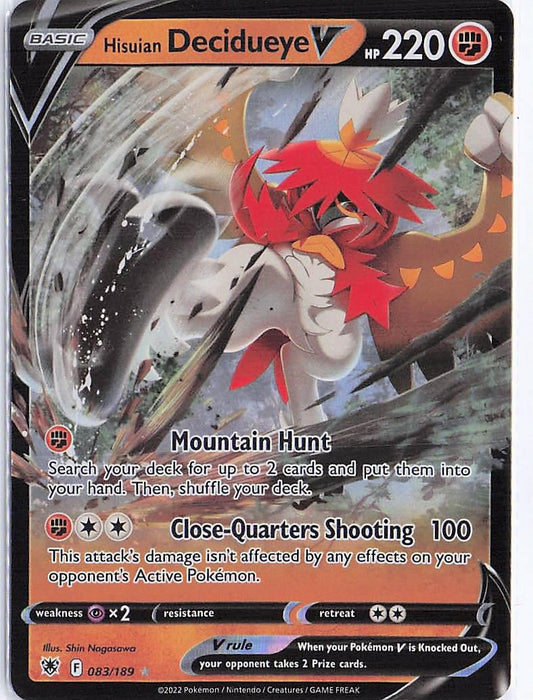 Hisuian Decidueye V 083/189