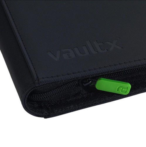 Vault X - Black 4 Pocket Zip Binder