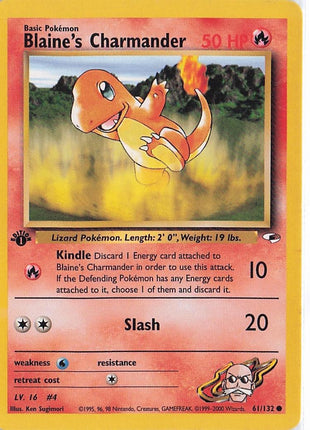Blaine’s Charmander 61/132 (1st)