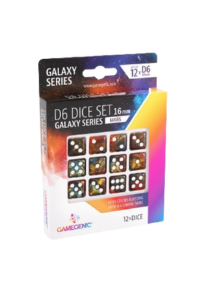 Gamegenic - Galaxy Series: Mars D6 Dice Set