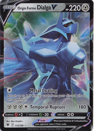 Origin Forme Dialga V 113/189