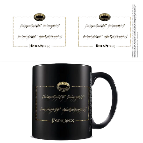 Lord Of The Rings - One Ring Black Pod Mug