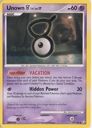 Unown V LV.17 79/146
