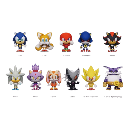 Sonic The Hedgehog - Series 2: 3D Character Bag Clip Blind Bag