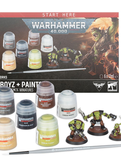 Warhammer 40K - Orcs: Boyz + Paints (2026)
