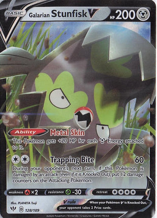 Galarian Stunfisk V 128/189