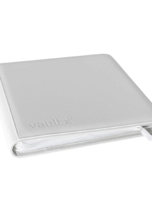 Vault X - White Edition 12 Pocket Zip Binder