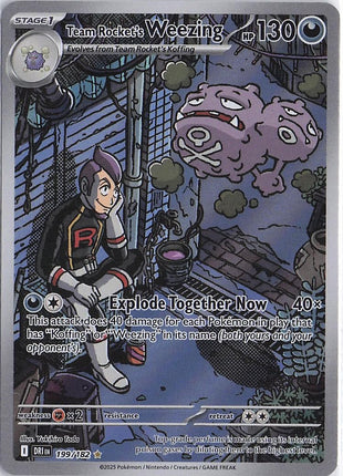 Team Rocket's Weezing 199/182