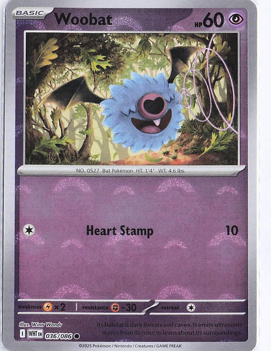 Woobat 036/086 (Pokeball Holo)