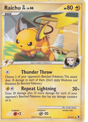 Raichu GL LV.46 31/111