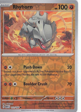 Rhyhorn 111/165 (RH)