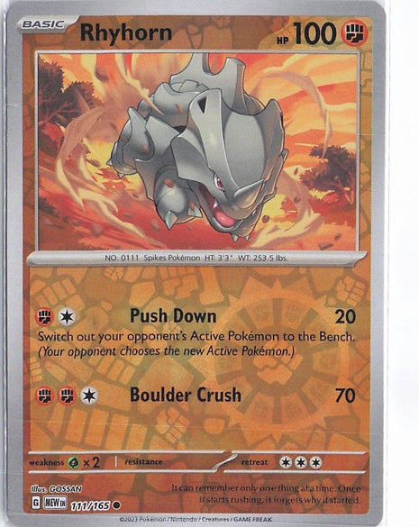 Rhyhorn 111/165 (RH)